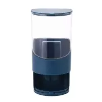 油瓶油壶油罐壁挂免打孔酱油醋调料瓶子料酒醋盒厨房大容量调味盒 藏青色