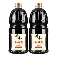 2瓶千禾 味极鲜酱油1.8L 非转基因 酿造酱油 调味烹饪特级酱油 2瓶千禾味极鲜酱油1.8L