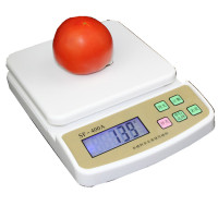 厨房秤电子烘焙家用克称食物称重电子称0.1g精准蛋糕称迷你台秤1g 5公斤1g电池款加托盘