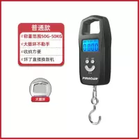 钓鱼便携式高精度厨房称弹簧秤手提电子称快递员充电款称重器称重 普通款