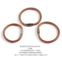 goros一生之环枥木鞍革牛皮手环日本皮手镯高桥吾郎情侣兄弟 古铜色 16cm