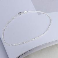 纯银小海豚脚链 时尚四叶草脚链女性感简约百搭脚环爱心铃铛脚饰 满天星