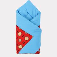 新生儿被子初生宝宝包被秋冬款加厚纯棉宝宝薄抱毯秋冬季被子保暖 红色福90*90