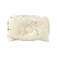 [0-1岁]婴儿枕头防偏头定型枕儿新生儿宝宝枕头矫正定型枕 黄色