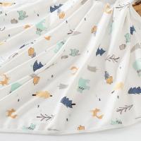 [买二送一]新生儿产房抱纯棉襁褓单婴儿包单裹布初生儿薄款抱毯[11月30日发完] [单层85*85cm]小熊