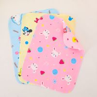 新生婴儿水晶绒隔尿垫双面防水透气可洗防尿床垫成人护理姨妈床垫[11月30日发完] 水晶绒双面粉色(图案随机) 30*40