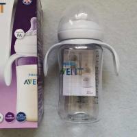 飞利浦新安怡玻璃奶瓶新生儿宝宝 原装进宽口奶嘴奶瓶 宝宝用品 ap 120ml 宽口带手柄 一套