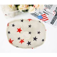 婴儿枕头宝宝防偏头矫正纠正头型幼儿定型枕透气吸汗荞麦凉枕 丝绵定型枕五角星