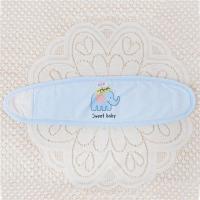 新生儿护脐带夏季纯棉婴儿肚围宝宝护肚围肚子腹围儿童秋冬薄款秋 0373大象款:天蓝色 66cm(66cm(建议0-6个月