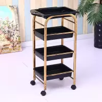 美发推车发廊推车理发工具车美容推车理发店推车美发杠车 土豪金四层经典轮