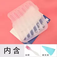 宝宝香肠模具硅胶家用自制diy蒸肠火腿肠肉肠蛋肠玉米肠辅食工具 普通款透明[婴儿奶嘴本色] 香肠模(送10种制作方法+视