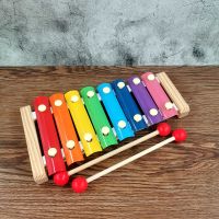 益智力婴儿童玩具1-2-3岁男女孩一周岁宝宝八音敲琴音乐启蒙早教 敲琴(送琴谱)(木棒两头带珠)