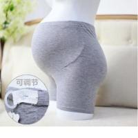 孕妇夏装上衣春秋款洋气2020孕妇装潮辣妈个性夏天裙子夏季连衣裙 灰色安全裤[可调节] XXXL码[140-160斤]