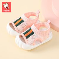 学步鞋男宝宝0-1-2岁3春秋款软底防滑婴儿鞋透气防撞儿童鞋子女 粉色(夏季款/凉鞋) 14码 内长11.5适合脚长11
