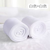 儿童连裤袜薄款跳舞袜女童白色打底裤丝袜练功春秋中厚专用舞蹈袜 白色+白色 S码 身高60-80CM+1双
