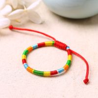 端午节五彩红绳手链本命年辟邪粽子宝宝婴儿童成人平安压惊饰品 B款 手围10-11厘米可调节
