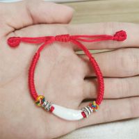 宝宝婴儿红绳手链脚链防惊吓狗牙猪惊骨桃蓝桃木辟邪儿童平安手串 [优惠仅限今日]剩余9件 红绳手链(简单款小孩戴偏大)