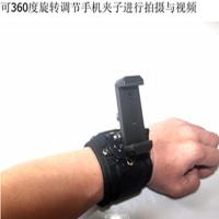 GoPro手腕带hero6/5/4小蚁运动相机配件手机视频拍摄手臂绑带支架 手腕带+拉伸式夹子