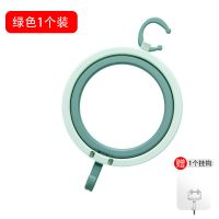 帽子整理收纳神器家用墙上收纳免打孔置物架创意门后免打孔挂帽架 挂壁式衣帽架(绿色1个装)