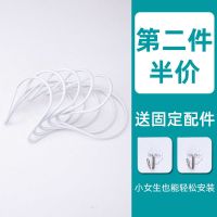 家用衣帽架免打孔卧室挂帽子收纳架门后壁挂式帽子架浴室毛巾架 随机发个坏的