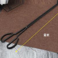 火钳夹家用铁钳煤球夹子火剪垃圾夹子环卫夹厨房烧烤碳夹厕所夹子 [50厘米]老式纯黑直钳