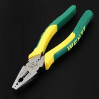 老虎钳德国进口手钳子工具万用钢丝钳多功能工业级省力剪电工钳子 8寸多功能剪线压线钢丝钳