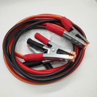 汽车搭火线电瓶线过江龙电瓶夹子连接线鳄鱼夹纯铜搭电线应急通用 2米 优质线