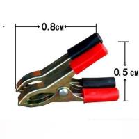 汽车电瓶夹子纯铜加厚搭火线鳄鱼夹搭电用蓄电池电线连线接头夹子 注:[以上链接为镀铜夹子]