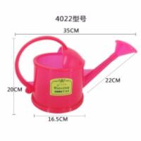 浇花喷壶树脂塑料家用田园风大容量洒水壶园艺种菜浇新品 2.2升玫红