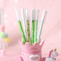 [50支装]少女心粉色中性笔小清新可爱少女心中性笔学生考试签字 牛油果系列 4支笔+10支笔芯装