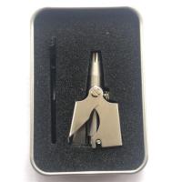 三色不锈钢手动男女鼻孔剃毛器圆头鼻毛修剪器全身水洗鼻毛剪 磨砂