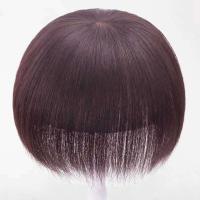 假发片头顶补发片女真发遮白发补发块头顶头发稀少女递针无痕补发 深棕色