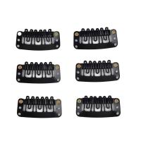 发夹头饰BB夹隐形刘海假发卡贝雷帽固定夹子礼帽渔夫帽防风掉神器 [推荐]黑色U型夹-不易锈 六个装[送针线包]收藏商品优