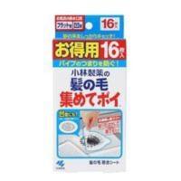 日本进口小林下水道毛发收集贴地漏滤网头发过滤纸防堵塞16片 日本进口小林下水道毛发收集贴地漏滤网头发过滤纸防堵塞16片