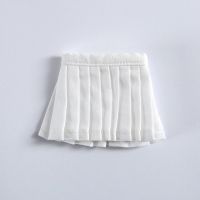 BJD 6分娃衣 百褶裙 娃娃裙子 1/6 yosd娃娃衣服 大6分娃衣 白色 6分尺寸 只有裙子 没有其他
