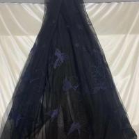 绣花欧根网纱布料 手工辅料儿童连衣裙立体活动花礼服装平面刺绣 2米价(1.5米宽)(35)