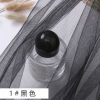 加密软网纱 锦纶瑞士网纱裙料 加密美国网 网眼纱布料 蓬蓬裙面料 1号黑色 2米价