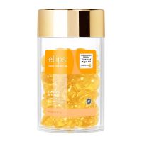 印度尼西亚意立诗巴厘岛Ellips护发精油胶囊免洗柔顺染烫受损修护 [日常护理]黄色