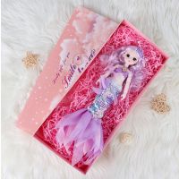 30厘米芭比娃娃玩具女孩网红娃娃礼盒换装生日礼物小女孩儿童玩具 娜塔丽 礼品袋包装