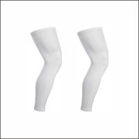 篮球运动护具护膝裤护腿男女儿童袜套跑步防晒学生运动体育生 白色空白款(无) XS码儿童款(50-70斤)单只装