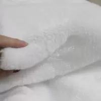 毛绒布柜台布毛绒布料拍照背景布长毛绒装饰布珠宝展示布手工布 普通款白色