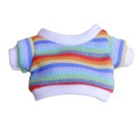 可爱小熊套装15/20厘米娃衣20cm玩偶棉花娃娃衣服帽子背带裤毛衣[11月18日发完] 毛衣单件 15cm娃衣(不含娃