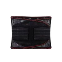 俞兆林护腰带腰椎间盘腰肌劳损男女腰疼神器钢板医用腰托四季保暖 黑色透气款(4根钢板) S码适合(1.8尺-2.2尺)