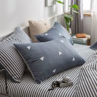[全棉枕套]纯棉枕套双人单人学生宿舍枕套48*74cm一对装 爱巢 48*74枕套单只