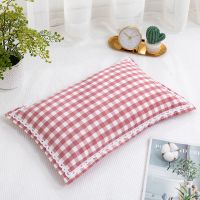 儿童成人枕头纯棉枕套全荞麦壳芯保暖珍珠棉枕芯学生成人枕头套装 菲拉格 粉 内径22*35全荞麦壳枕/1岁内