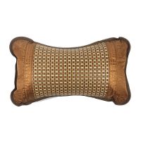 夏天竹凉软枕头套装棉花枕芯单人成人学生宿舍夏季冰丝麻将凉席 50*30[藤+冰丝款]