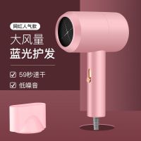 吹风机家用学生宿舍吹头发静音蓝光负离子冷热电吹风网红款不伤发 少女粉(买1送1)