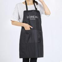 美发小工服理发店女工作服染发双面围裙助理发廊焗油技师围布工衣 单面小工服