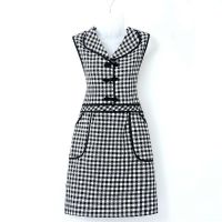 2021新款围裙厨房家用长袖时尚洋气古典风范厨房做饭工人干活罩衣[12月1日发完] 中式盘扣翻领黑色[坎肩]