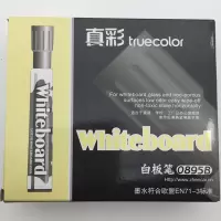 真彩水性可擦白板笔办公用品文具0895B黑蓝红12支装 黑色 5支
